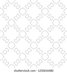 Geometric ornamental vector pattern. Seamless design.