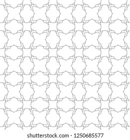 Geometric ornamental vector pattern. Seamless design.
