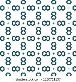 Geometric ornamental vector pattern. Seamless design.