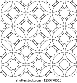 Geometric ornamental vector pattern. Seamless design.