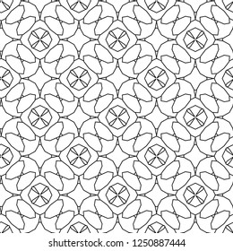 Geometric ornamental vector pattern. Seamless design.
