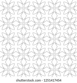 Geometric ornamental vector pattern. Seamless design.