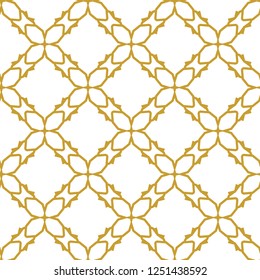 Geometric ornamental vector pattern. Seamless design.