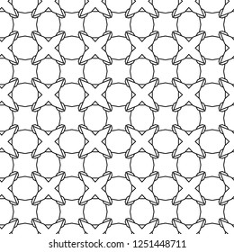 Geometric ornamental vector pattern. Seamless design.