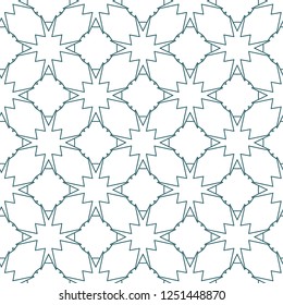 Geometric ornamental vector pattern. Seamless design.