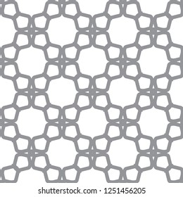 Geometric ornamental vector pattern. Seamless design.