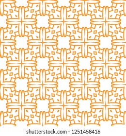 Geometric ornamental vector pattern. Seamless design.