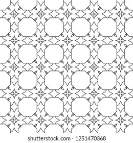 Geometric ornamental vector pattern. Seamless design.