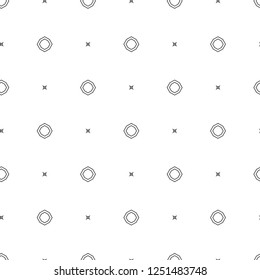 Geometric ornamental vector pattern. Seamless design.