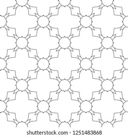 Geometric ornamental vector pattern. Seamless design.