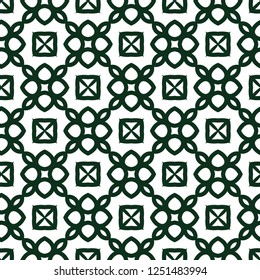 Geometric ornamental vector pattern. Seamless design.
