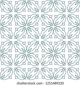 Geometric ornamental vector pattern. Seamless design.