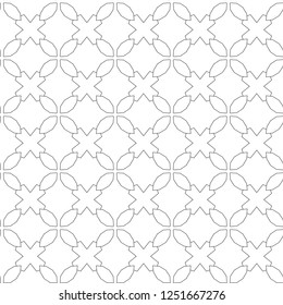 Geometric ornamental vector pattern. Seamless design.