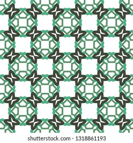 Geometric ornamental vector pattern. Seamless design.