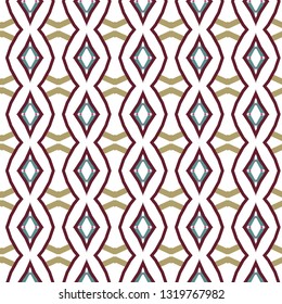 Geometric ornamental vector pattern. Seamless design.