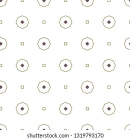 Geometric ornamental vector pattern. Seamless design.