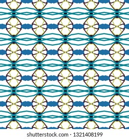 Geometric ornamental vector pattern. Seamless design.