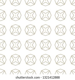 Geometric ornamental vector pattern. Seamless design.