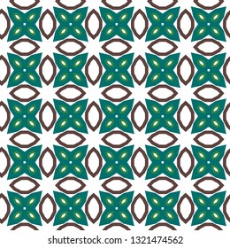 Geometric ornamental vector pattern. Seamless design.