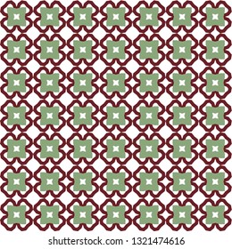 Geometric ornamental vector pattern. Seamless design.