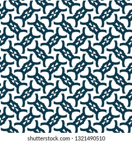Geometric ornamental vector pattern. Seamless design.