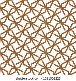 Geometric ornamental vector pattern. Seamless design.