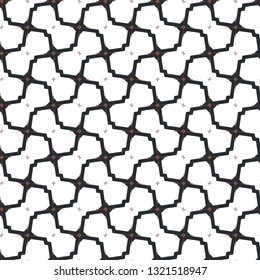 Geometric ornamental vector pattern. Seamless design.