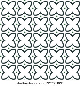 Geometric ornamental vector pattern. Seamless design.