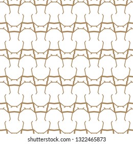 Geometric ornamental vector pattern. Seamless design.