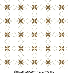 Geometric ornamental vector pattern. Seamless design.