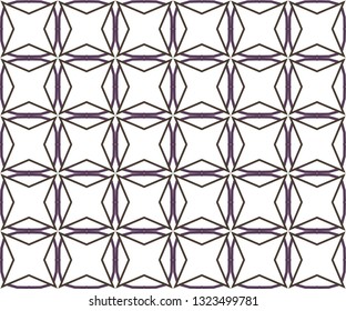 Geometric ornamental vector pattern. Seamless design.