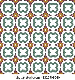 Geometric ornamental vector pattern. Seamless design.