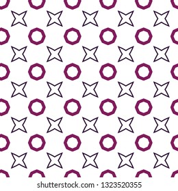 Geometric ornamental vector pattern. Seamless design.