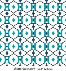 Geometric ornamental vector pattern. Seamless design.