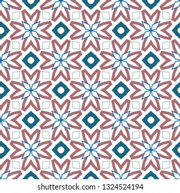 Geometric ornamental vector pattern. Seamless design.