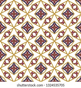 Geometric ornamental vector pattern. Seamless design.