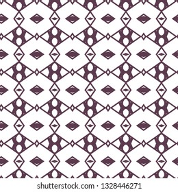 Geometric ornamental vector pattern. Seamless design.
