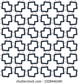 Geometric ornamental vector pattern. Seamless design.