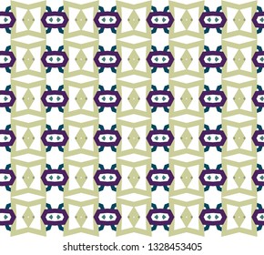 Geometric ornamental vector pattern. Seamless design.