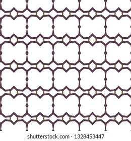 Geometric ornamental vector pattern. Seamless design.