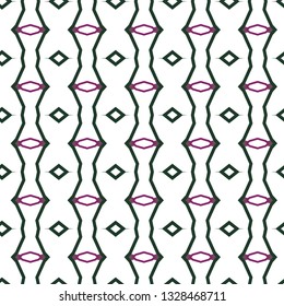 Geometric ornamental vector pattern. Seamless design.