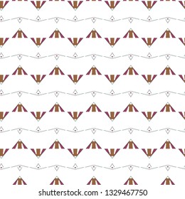 Geometric ornamental vector pattern. Seamless design.