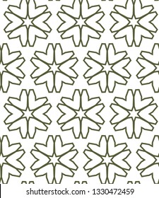 Geometric ornamental vector pattern. Seamless design.