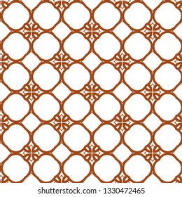 Geometric ornamental vector pattern. Seamless design.