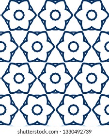 Geometric ornamental vector pattern. Seamless design.