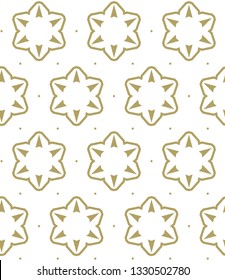 Geometric ornamental vector pattern. Seamless design.