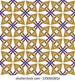 Geometric ornamental vector pattern. Seamless design.