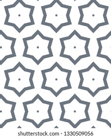 Geometric ornamental vector pattern. Seamless design.