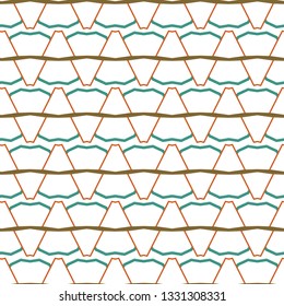 Geometric ornamental vector pattern. Seamless design.