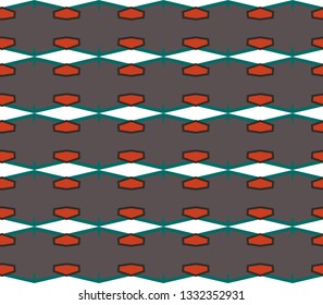 Geometric ornamental vector pattern. Seamless design.